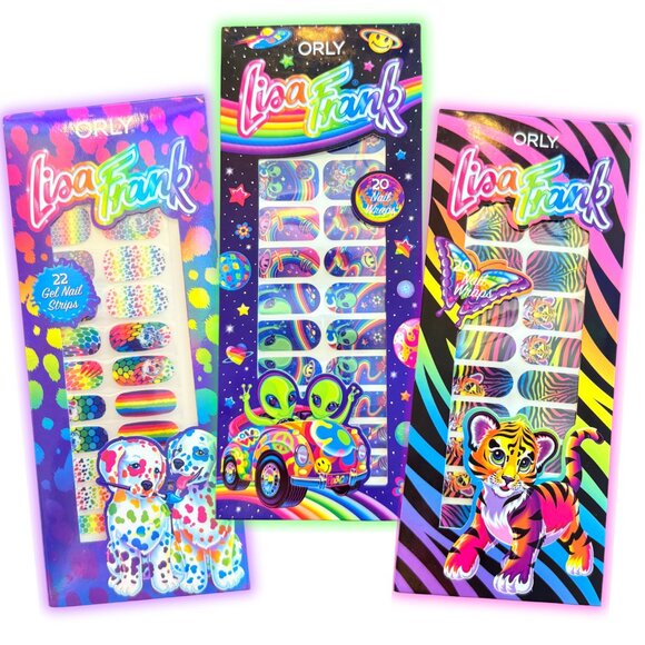 ORLY x Lisa Frank Gel Nail Wraps - Spotty & Dotty - Forrest - Zoomer & Zorbit - Picture 1 of 11